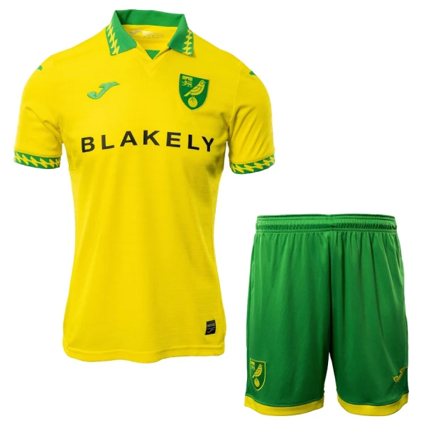 Norwich City Hjemmebanetrøje Barn 25/26 Norwich City Hjemmebanetrøje Barn 25/26