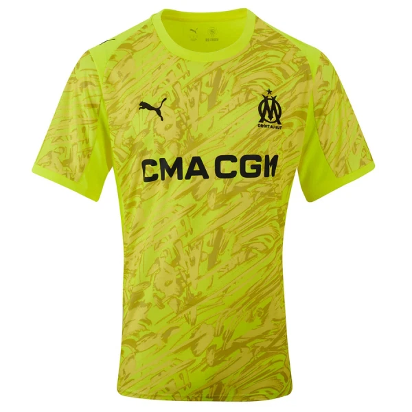 Olympique Marseille Målmand Trøje 25/26 Gul Olympique Marseille Målmand Trøje 25/26 Gul