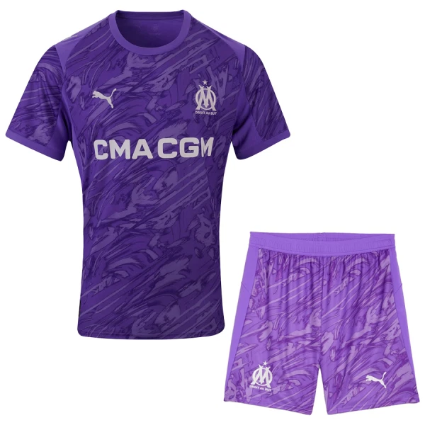 Olympique Marseille Målmand Trøje Barn 25/26 Violet Olympique Marseille Målmand Trøje Barn 25/26 Violet