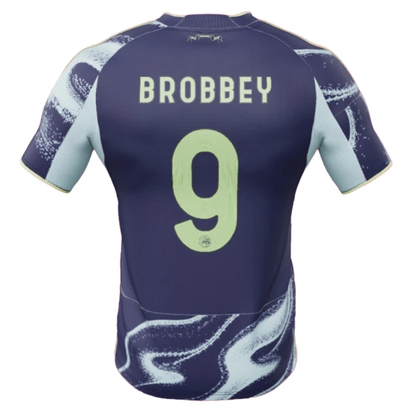 Ajax Amsterdam Brobbey 9 Udebanetrøje 25/26 Ajax Amsterdam Brobbey 9 Udebanetrøje 25/26