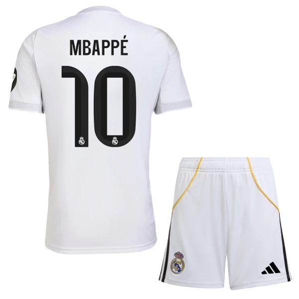 Real Madrid Kylian Mbappé 10 Hjemmebanetrøje Barn 25/26 Real Madrid Kylian Mbappé 10 Hjemmebanetrøje Barn 25/26