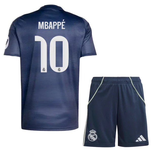 Real Madrid Kylian Mbappé 10 Udebanetrøje Barn 25/26 Real Madrid Kylian Mbappé 10 Udebanetrøje Barn 25/26