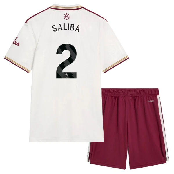 Arsenal Saliba 2 3. trøje Barn 25/26 Arsenal Saliba 2 3. trøje Barn 25/26