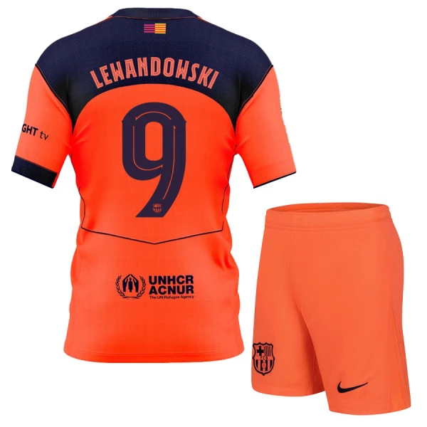 FC Barcelona Robert Lewandowski 9 3. trøje Barn 25/26 FC Barcelona Robert Lewandowski 9 3. trøje Barn 25/26