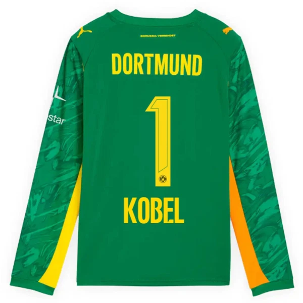 Borussia Dortmund Kobel 1 Målmand Trøje 25/26 Langærmet Grøn Borussia Dortmund Kobel 1 Målmand Trøje 25/26 Langærmet Grøn