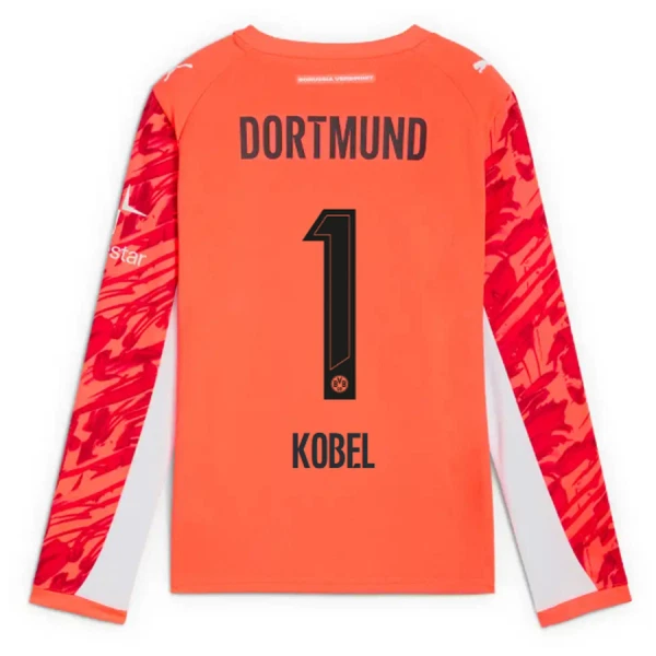 Borussia Dortmund Kobel 1 Målmand Trøje 25/26 Langærmet Rød