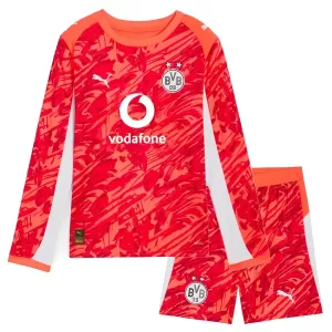 Borussia Dortmund Målmand Trøje Barn 25/26 Langærmet Rød