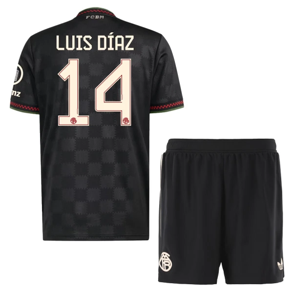 FC Bayern München Luis Díaz 14 3. trøje Barn 25/26 FC Bayern München Luis Díaz 14 3. trøje Barn 25/26