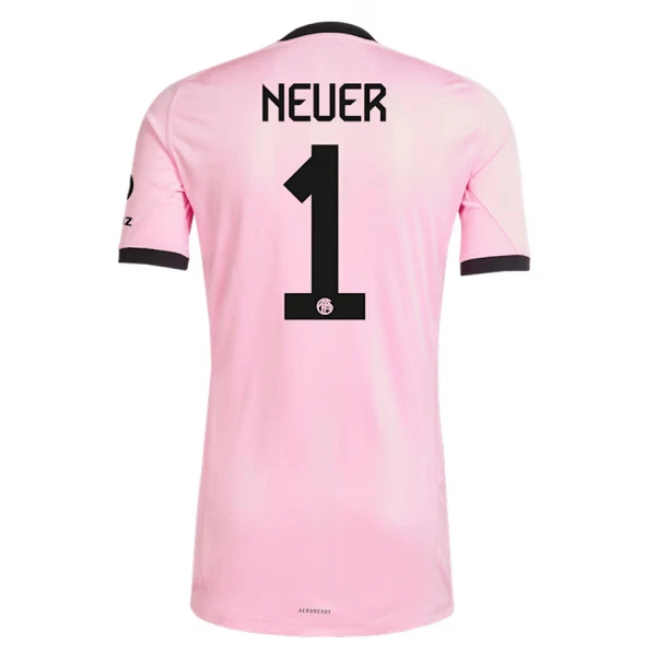 FC Bayern München Manuel Neuer 1 Målmand Trøje 25/26 Lyserød