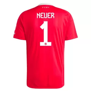 FC Bayern München Manuel Neuer 1 Målmand Trøje 25/26 Rød