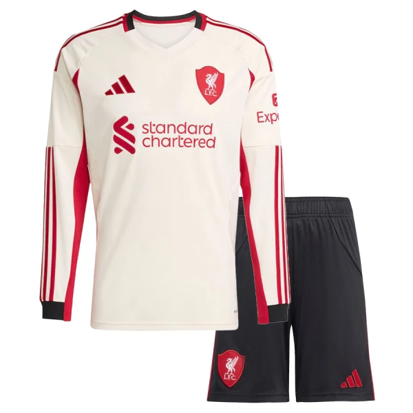 Liverpool Udebanetrøje Barn 25/26 Langærmet Liverpool Udebanetrøje Barn 25/26 Langærmet