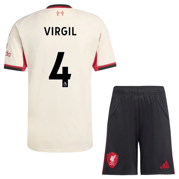 Liverpool Virgil van Dijk 4 Udebanetrøje Barn 25/26 Liverpool Virgil van Dijk 4 Udebanetrøje Barn 25/26