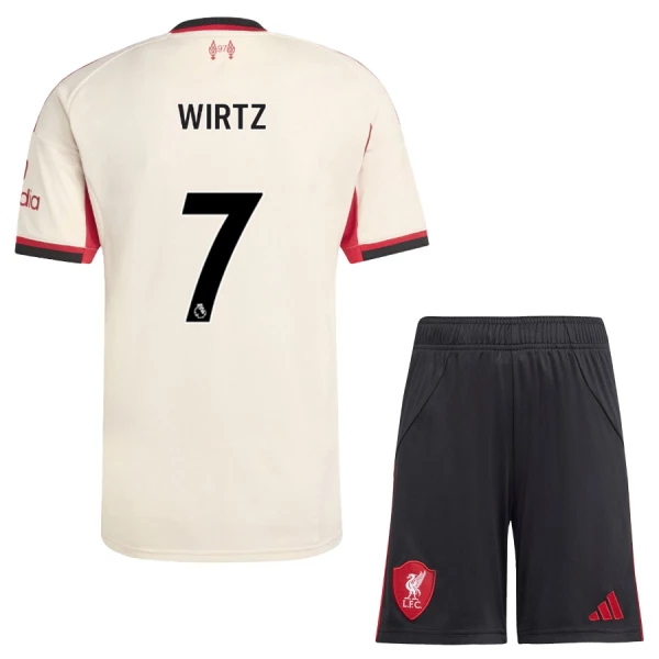 Liverpool Wirtz 7 Udebanetrøje Barn 25/26 Liverpool Wirtz 7 Udebanetrøje Barn 25/26