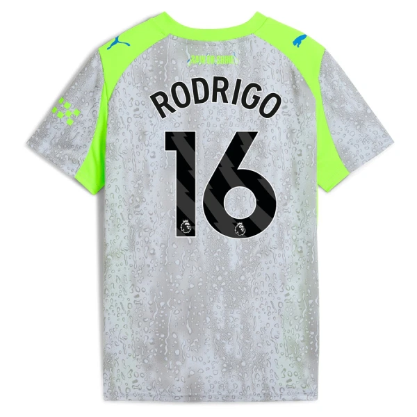 Manchester City Rodrigo Hernández 16 3. trøje 25/26 Manchester City Rodrigo Hernández 16 3. trøje 25/26