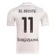 Napoli Kevin De Bruyne 11 Udebanetrøje 25/26 Napoli Kevin De Bruyne 11 Udebanetrøje 25/26