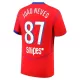 Paris Saint-Germain Joao Neves 87 3. trøje 25/26