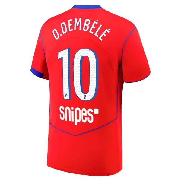 Paris Saint-Germain Ousmane Dembélé 10 3. trøje 25/26 Paris Saint-Germain Ousmane Dembélé 10 3. trøje 25/26
