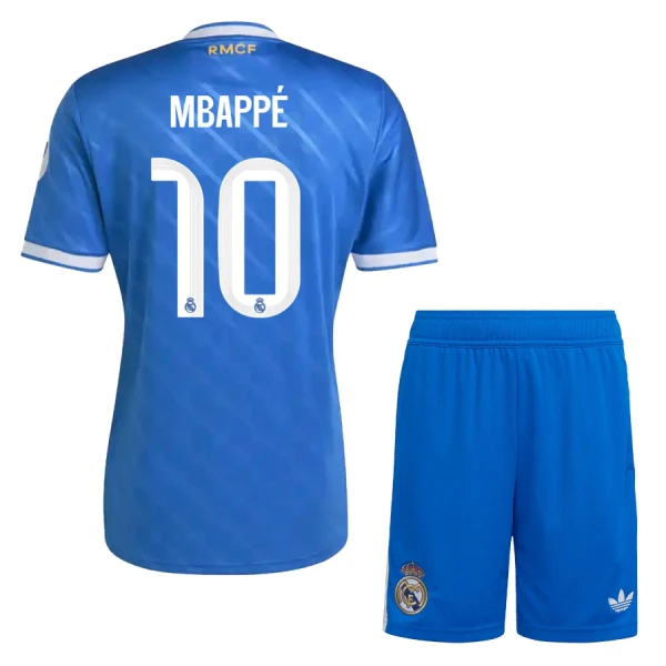 Real Madrid Kylian Mbappé 10 3. trøje Barn 25/26