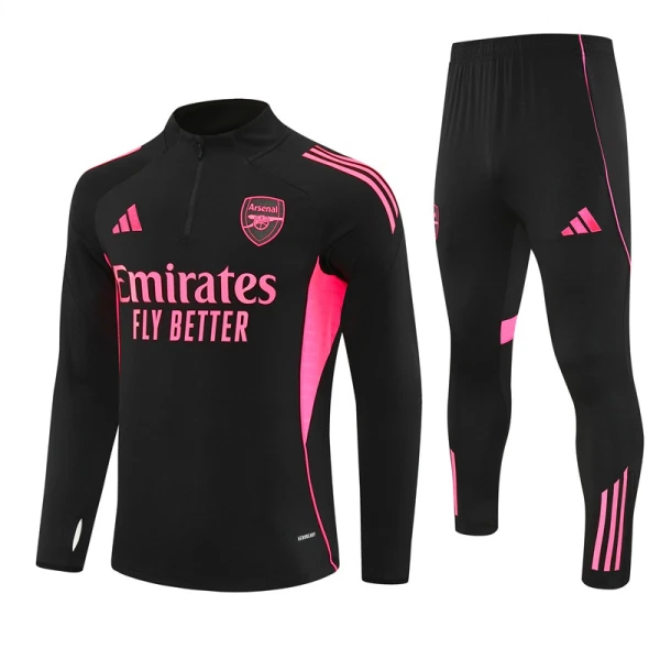 Arsenal Trænings sweatshirt sæt 25/26 Sort