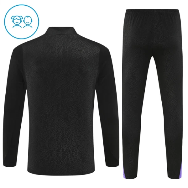 FC Barcelona Trænings sweatshirt sæt Barn 25/26 Sort
