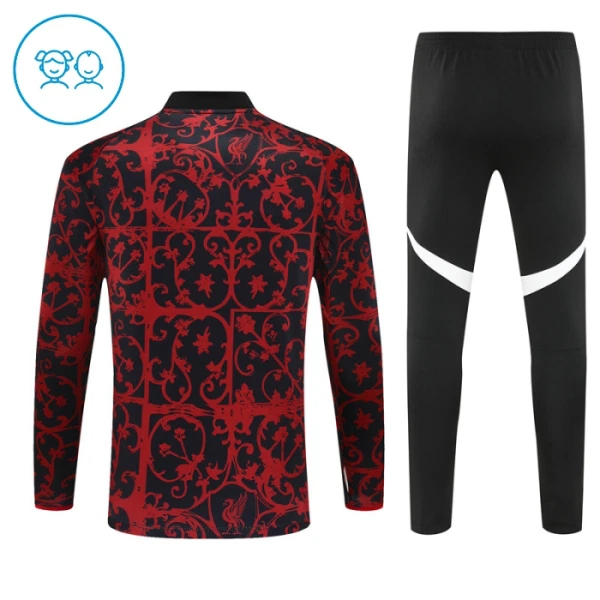 Liverpool Trænings sweatshirt sæt Barn 25/26 Sort