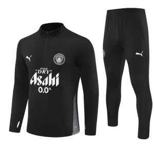 Manchester City Trænings sweatshirt sæt 25/26 Sort