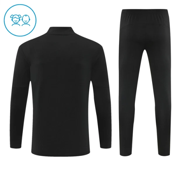 Manchester City Trænings sweatshirt sæt Barn 25/26 Sort