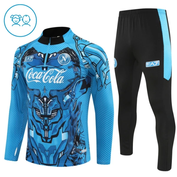 Napoli Trænings sweatshirt sæt Barn 25/26 Blå