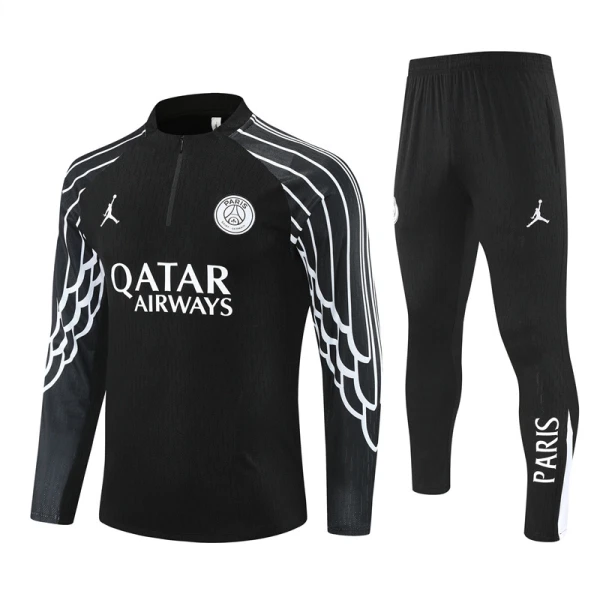 Paris Saint-Germain Trænings sweatshirt sæt 25/26 Sort