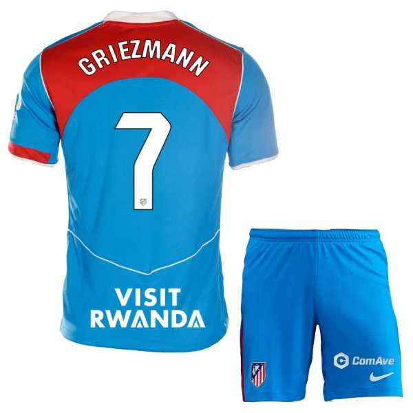 Atlético Madrid Antoine Griezmann 7 3. trøje Barn 25/26
