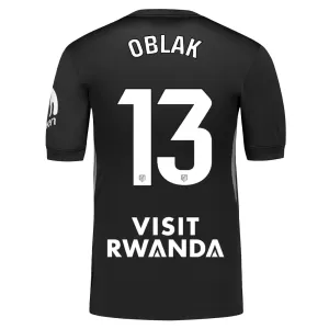 Atlético Madrid Jan Oblak 13 Målmand Trøje 25/26 Sort