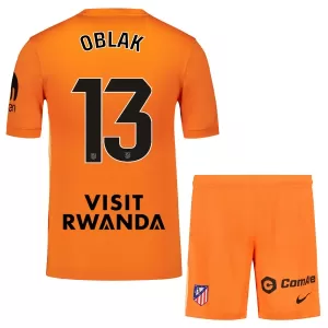 Atlético Madrid Jan Oblak 13 Målmand Trøje Barn 25/26 Orange