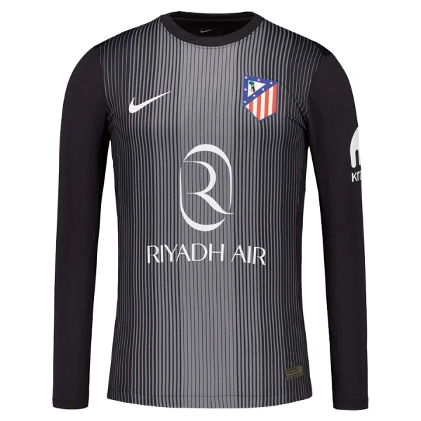 Atlético Madrid Målmand Trøje 25/26 Langærmet Sort