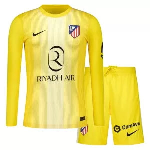 Atlético Madrid Målmand Trøje Barn 25/26 Langærmet Gul