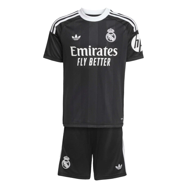 Real Madrid Målmand Trøje Barn 25/26 Sort