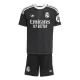 Real Madrid Målmand Trøje Barn 25/26 Sort