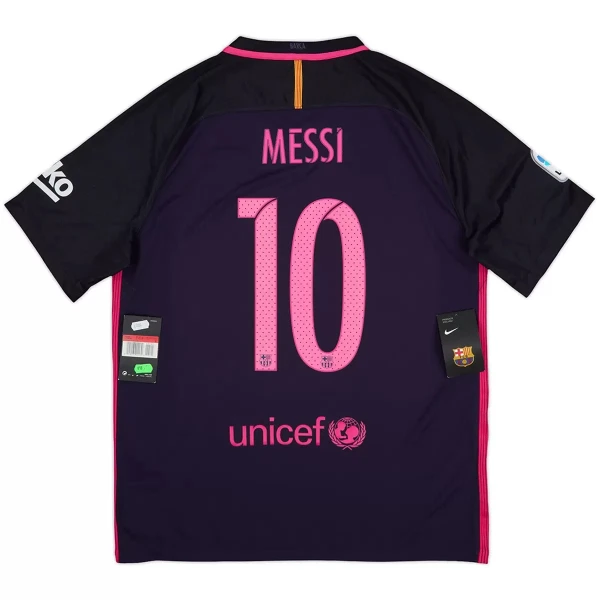 Barcelona Lionel Messi 10 2016-17 Udebanetrøje Retro Barcelona Lionel Messi 10 2016-17 Udebanetrøje Retro