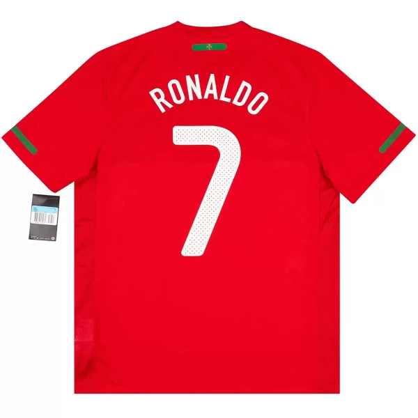 Portugal Cristiano Ronaldo 7 2010 Hjemmebanetrøje Retro Portugal Cristiano Ronaldo 7 2010 Hjemmebanetrøje Retro