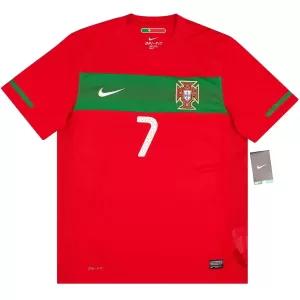 Portugal Cristiano Ronaldo 7 2010 Hjemmebanetrøje Retro