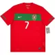 Portugal Cristiano Ronaldo 7 2010 Hjemmebanetrøje Retro