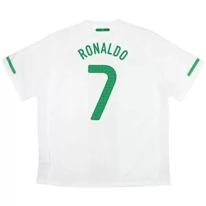 Portugal Cristiano Ronaldo 7 2010 Udebanetrøje Retro