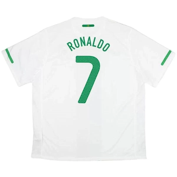 Portugal Cristiano Ronaldo 7 2010 Udebanetrøje Retro