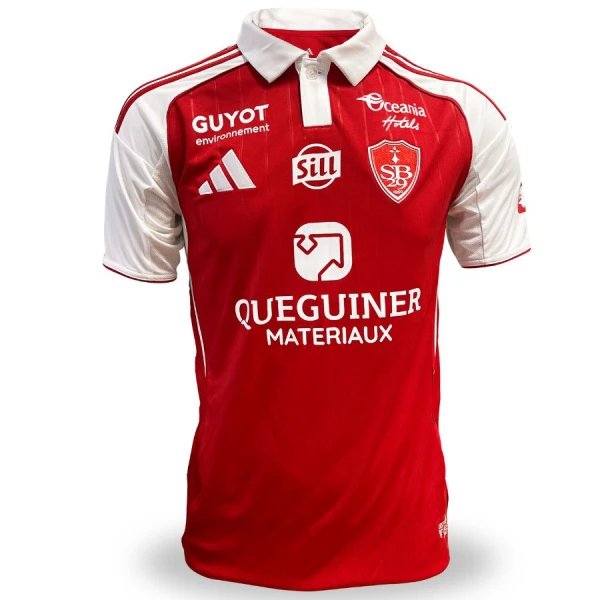 Stade Brestois Hjemmebanetrøje 25/26 Stade Brestois Hjemmebanetrøje 25/26