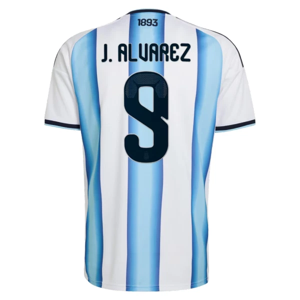 Argentina Julián Álvarez 9 Hjemmebanetrøje Barn VM 2026