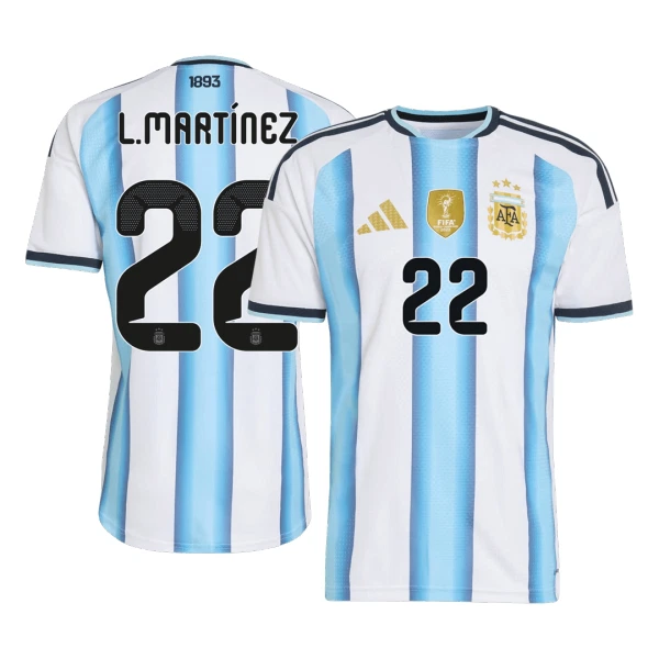 Argentina Lautaro Martínez 22 Hjemmebanetrøje VM 2026