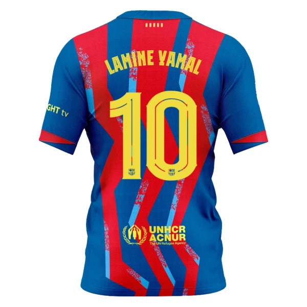 FC Barcelona Lamine Yamal 10 Fjerdetrøje Barn 25/26