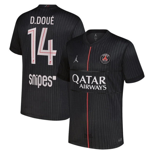 Paris Saint-Germain D. Doue 14 Fjerdetrøje Jordan 25/26