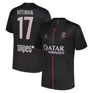 Paris Saint-Germain Vitinha 17 Fjerdetrøje Jordan 25/26