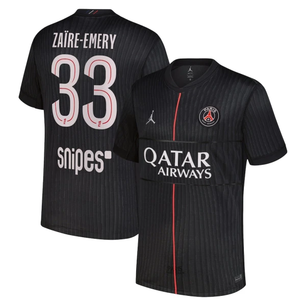 Paris Saint-Germain Zaire-Emery 33 Fjerdetrøje Jordan 25/26