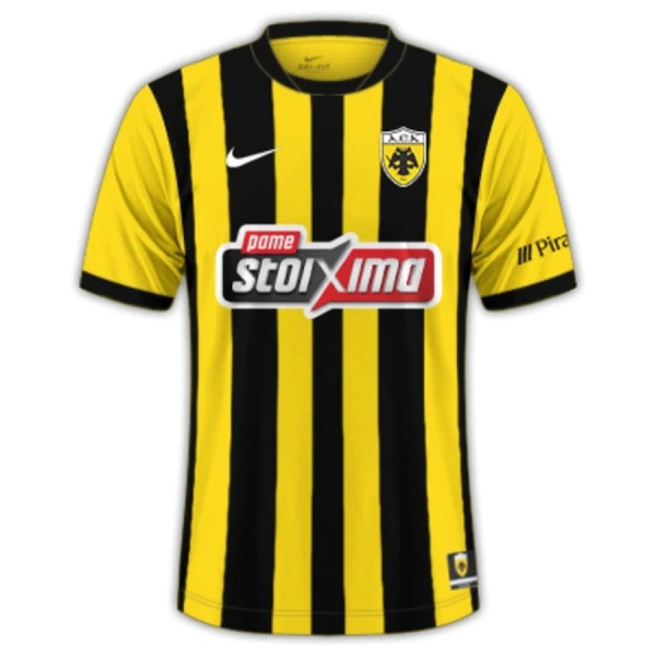 AEK Athens Hjemmebanetrøje 25/26 AEK Athens Hjemmebanetrøje 25/26